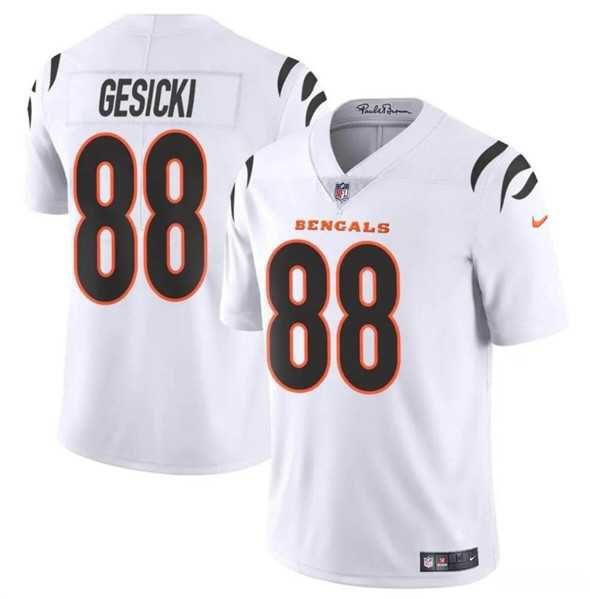 Men & Women & Youth Cincinnati Bengals #88 Mike Gesicki White Vapor Untouchable Limited Stitched Jersey